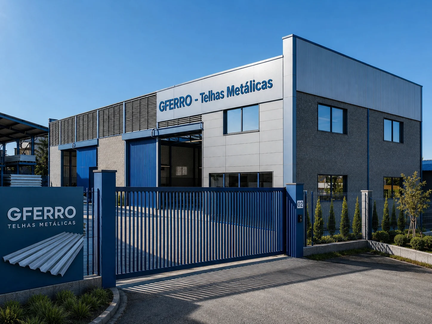 Fachada da GFerro Unidade Santa Cecília em Sorocaba