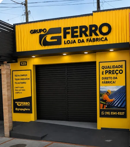 Fachada da GFerro Unidade Tatuí